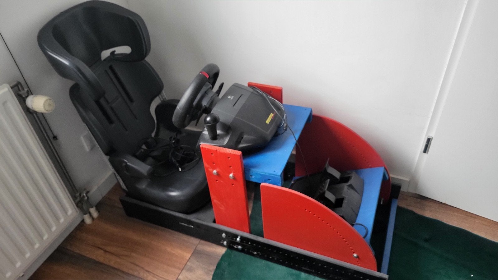 Raceseat voor de allerkleinsten incl logitech ffb stuur, Ophalen of Verzenden, Gebruikt, Logitech