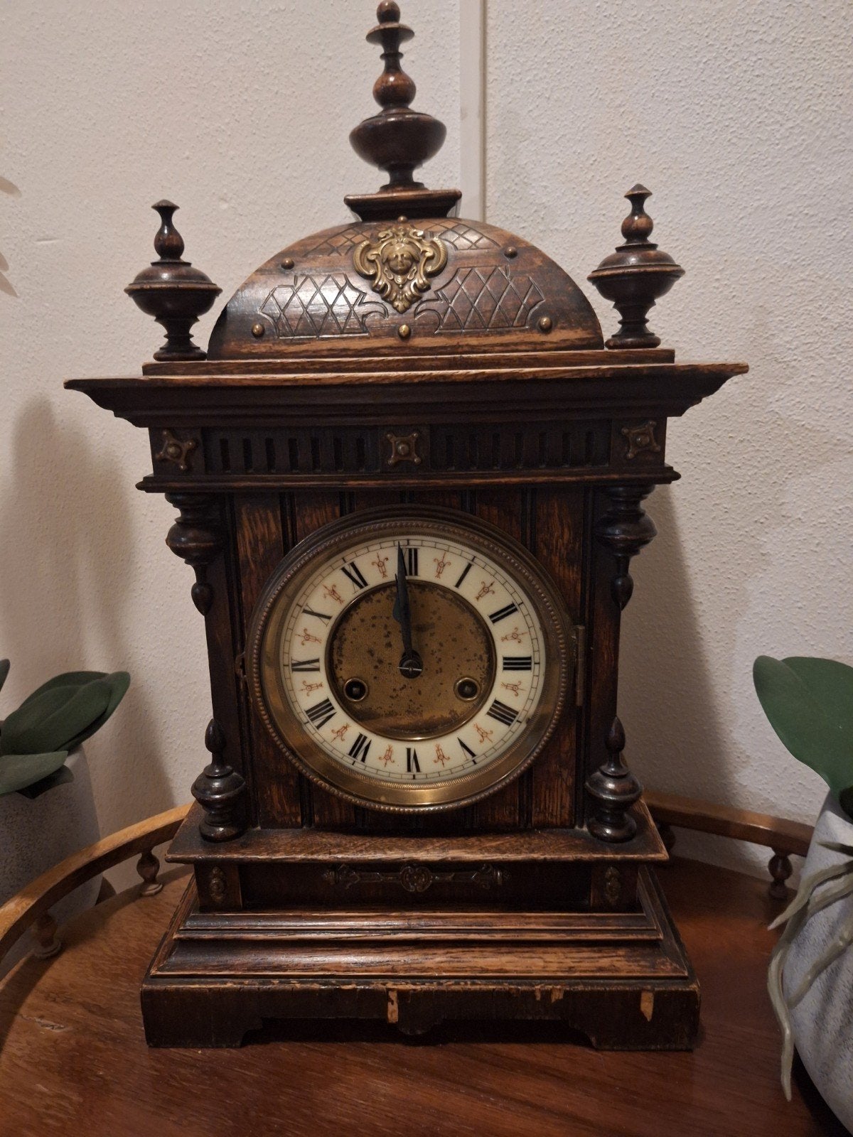 Oude Antieke Klok., Antiek en Kunst, Ophalen of Verzenden