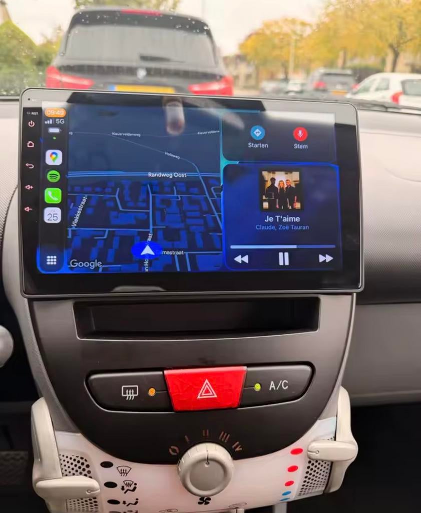Apple carplay / radio scherm c1 107 aygo, Auto diversen, Ophalen of Verzenden, Zo goed als nieuw