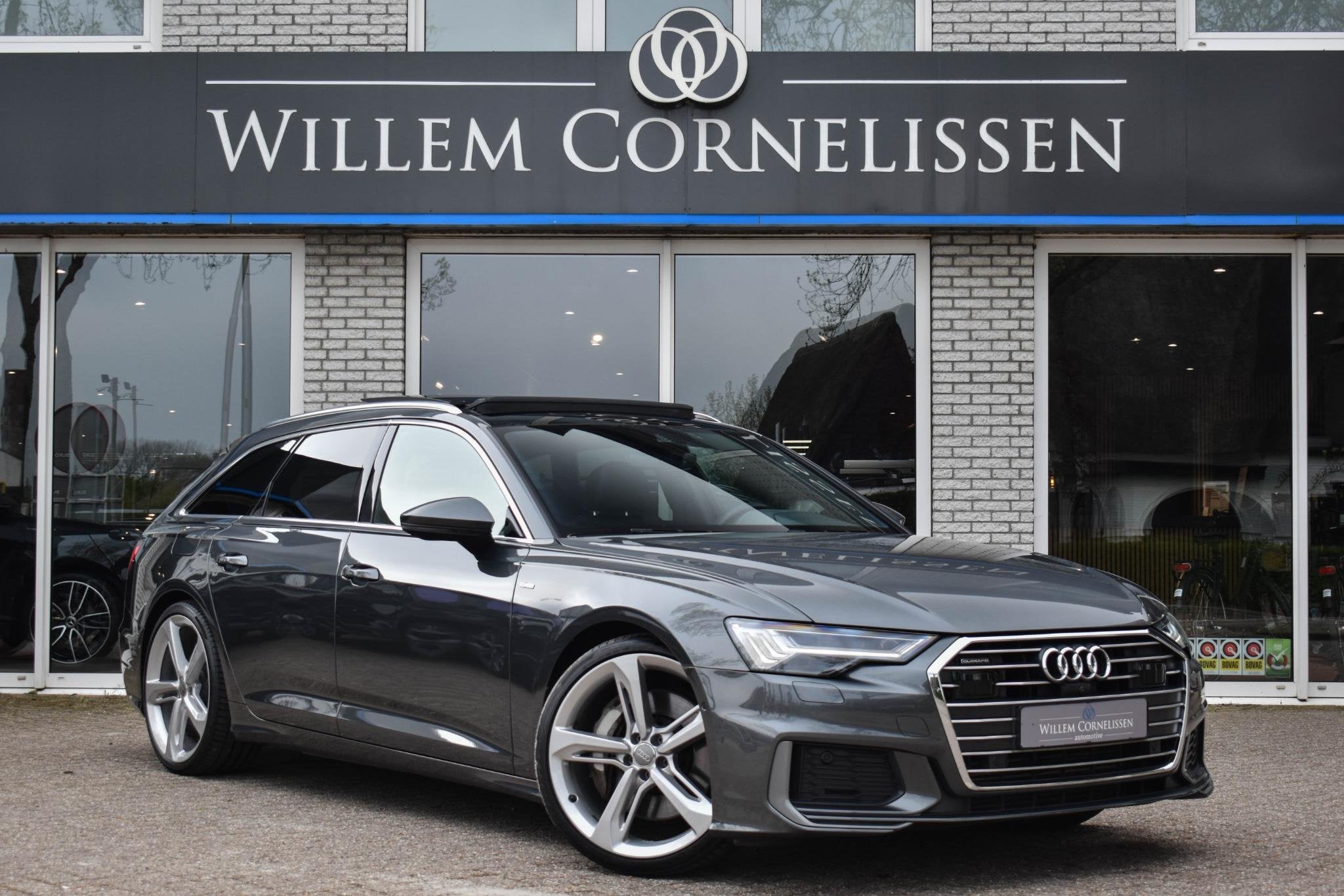 Audi A6 Avant 55 TFSI quattro Sport Pano Leder Trekhaak ACC, Automaat, Gebruikt, 2995 cc, 2000 kg