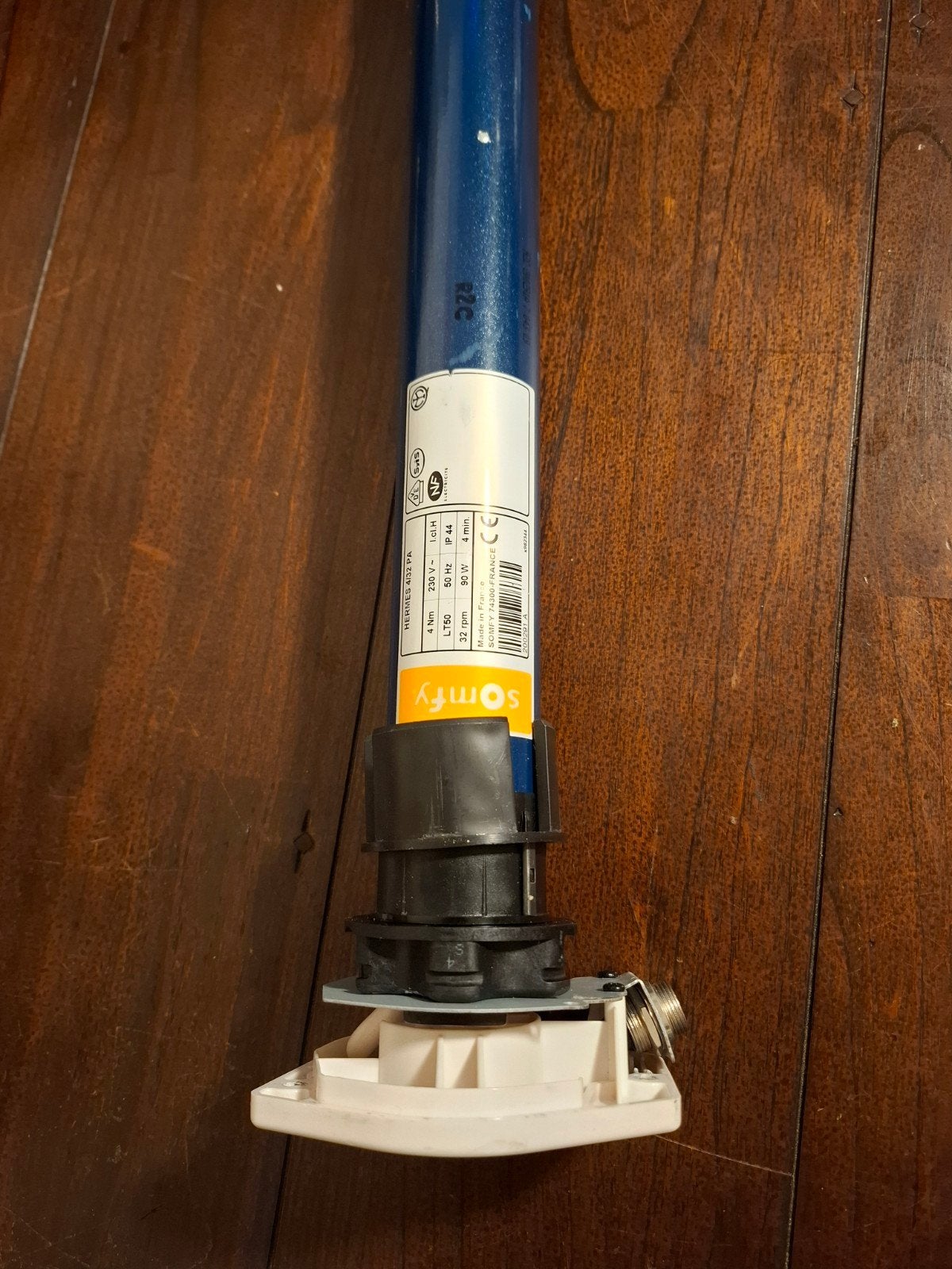 Somfy Hermes 4/32 PA motor voor zonwering/rolluiken, Doe-het-zelf en Verbouw, Gebruikt, Minder dan 100 cm, Wit, Ophalen of Verzenden
