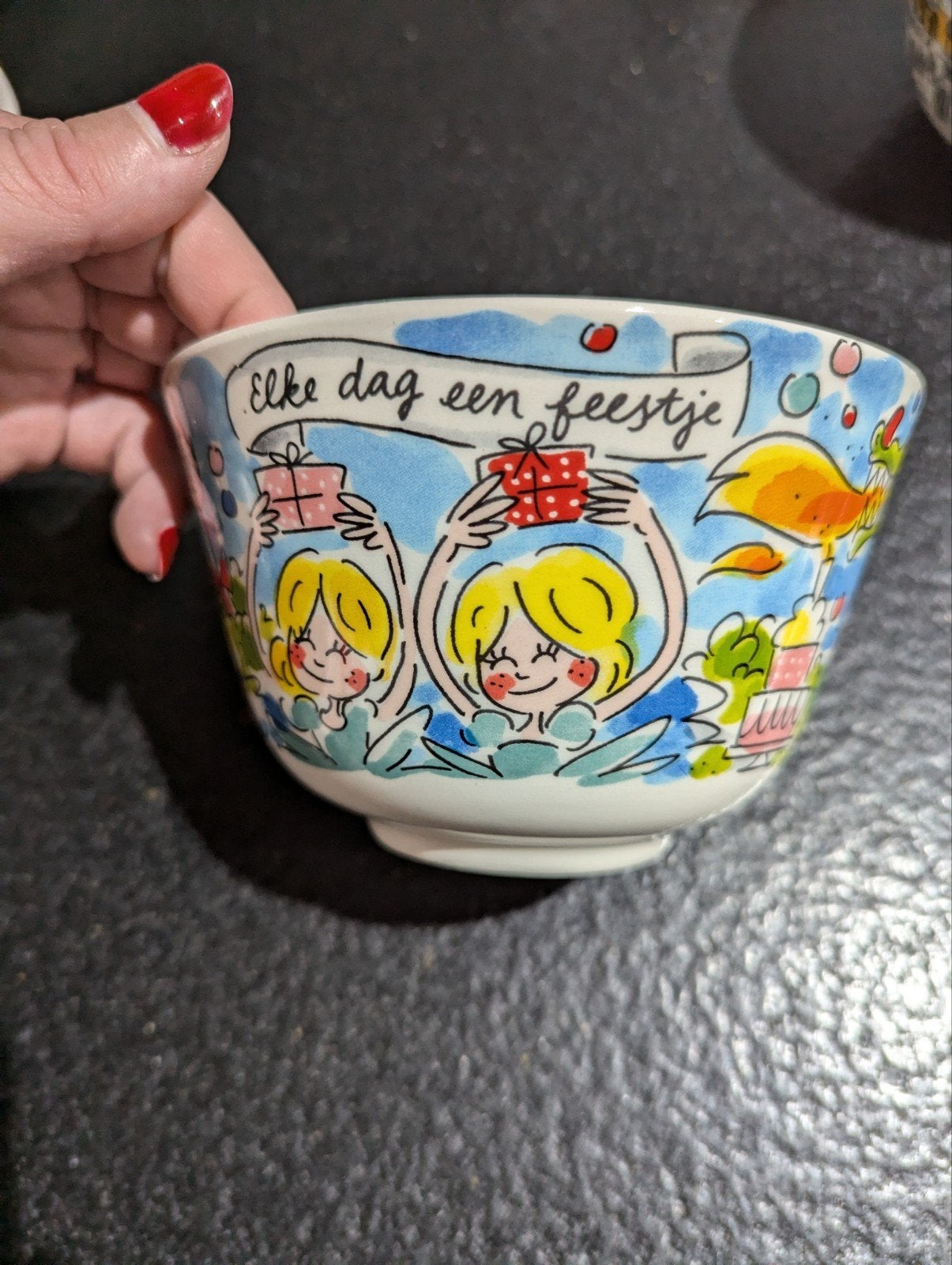 2 Efteling schaaltjes Blond Amsterdam, Huis en Inrichting, Ophalen of Verzenden, Aardewerk