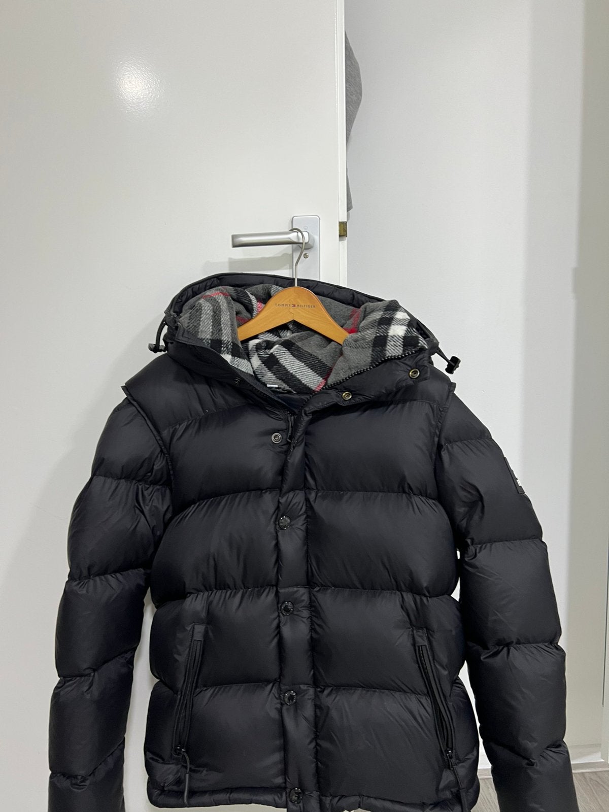 Burberry jas, Ophalen of Verzenden, Zo goed als nieuw, Zwart