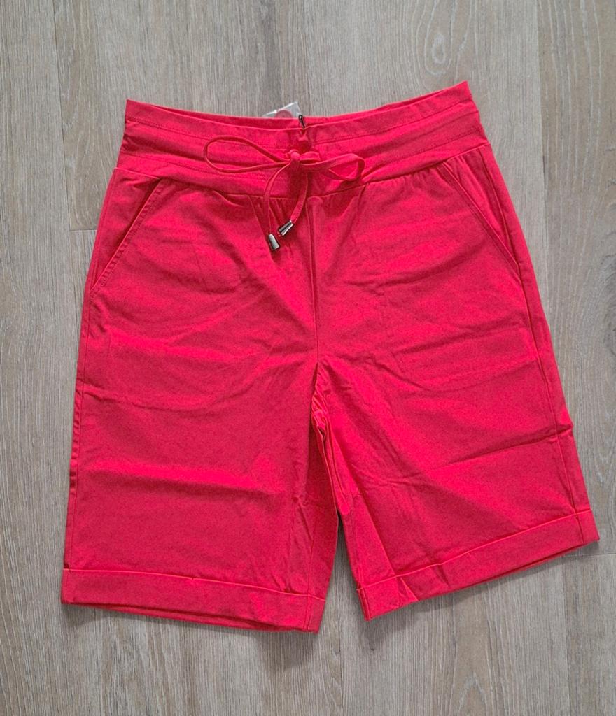 Mi Piace travelstof Korte Broek maat L Kleur Red, Kleding | Dames, Broeken en Pantalons, Maat 38/40 (M), Mi Piace, Kort, Nieuw