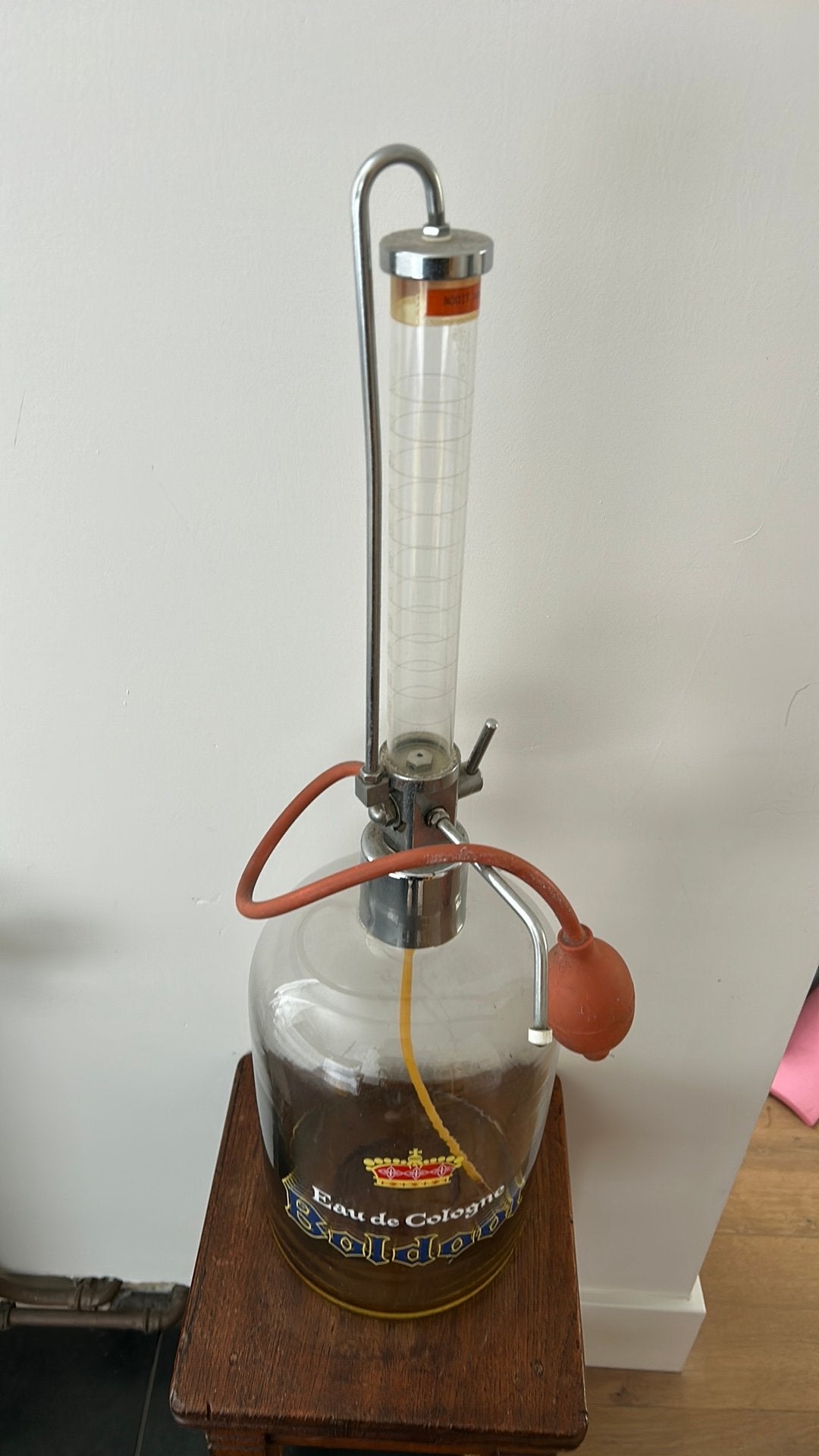 Vintage Boldoot Eau de Cologne Fles met Pomp, Ophalen of Verzenden