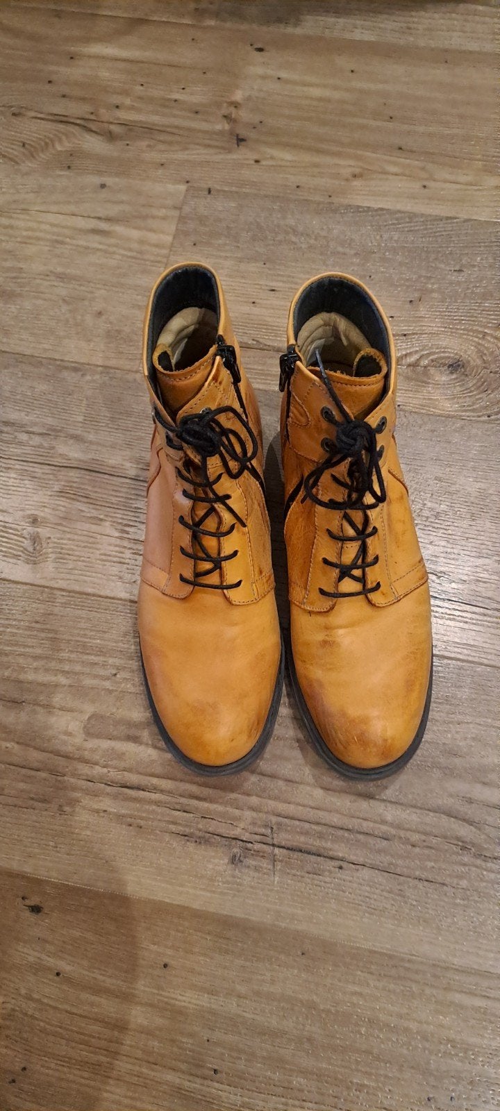 Wolky leren laarzen - Maat 41, Kleding | Dames, Wolky, Bruin, Lage of Enkellaarzen, Ophalen of Verzenden