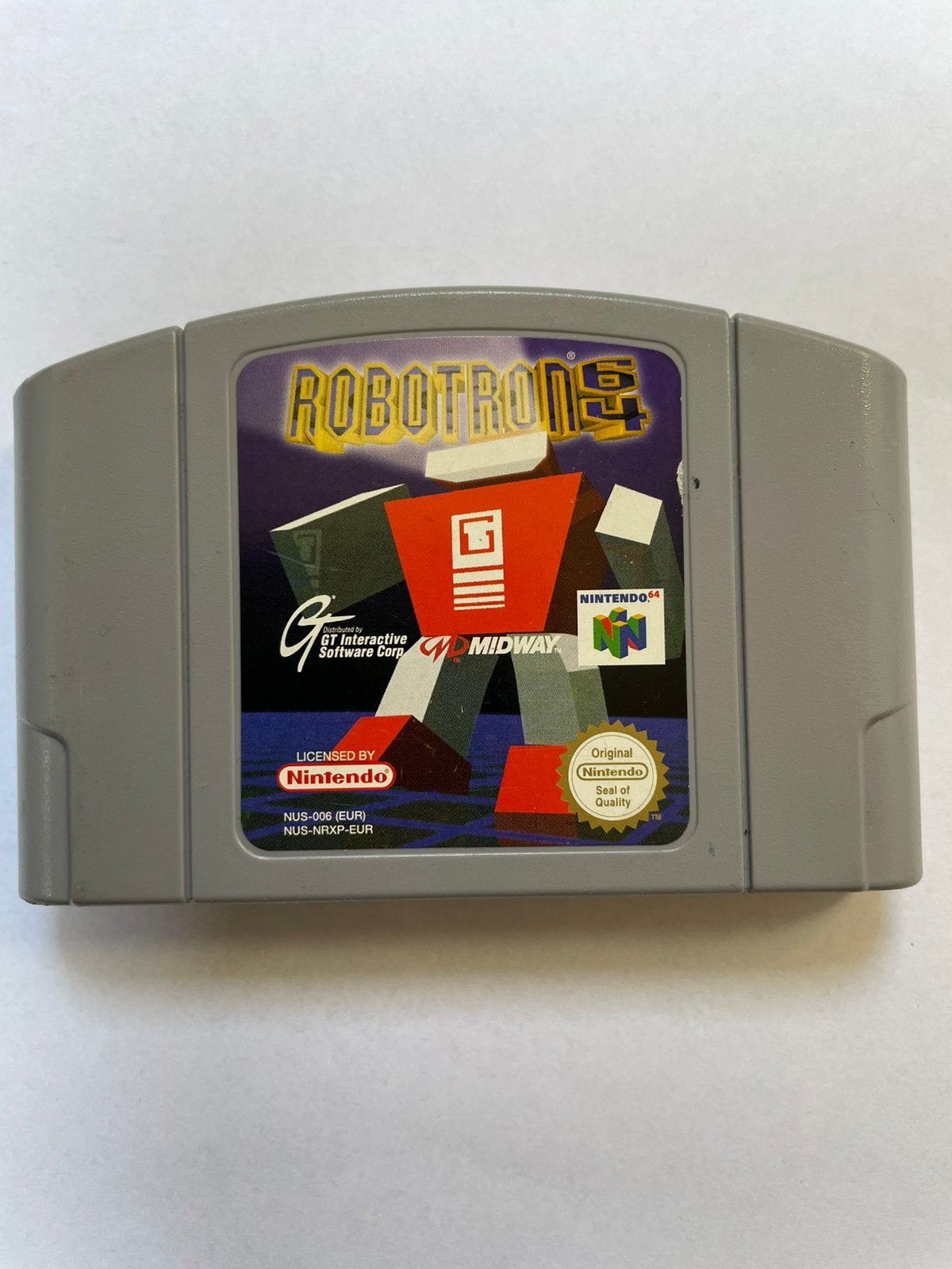 Robotron 64 - Nintendo 64 (N64) Game Cartridge, Spelcomputers en Games, Games | Nintendo 64, Zo goed als nieuw, Shooter, 1 speler