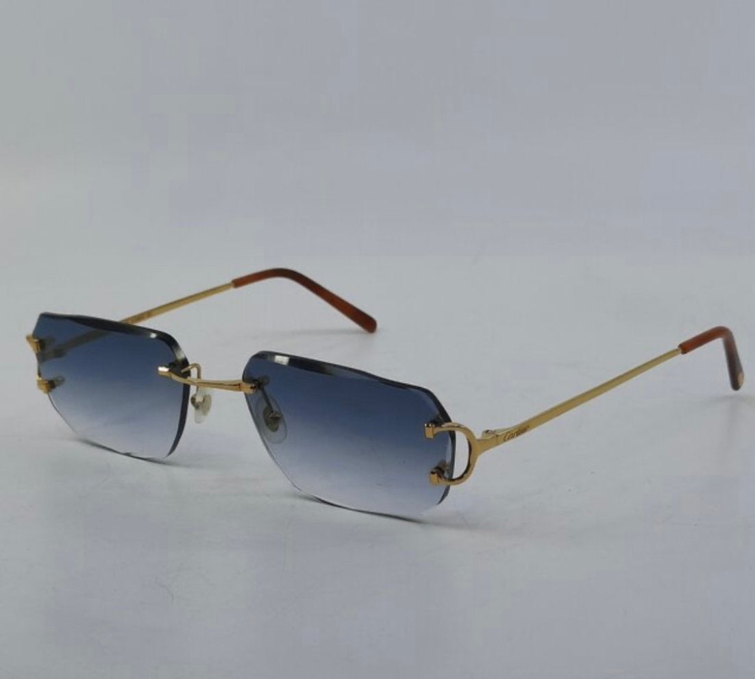 Cartier bril origineel met doos en custom glazen, Ophalen, Zo goed als nieuw, Bril, Overige merken