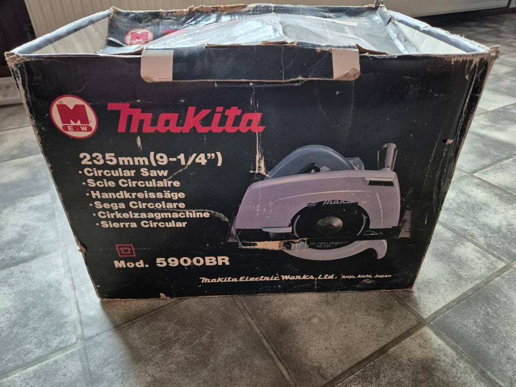 Makita 5900BR, Ophalen, Gebruikt, Cirkelzaag, 70 mm of meer