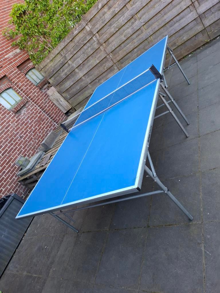 Pongori tafeltennistafel Decathlon Outdoor - Inklapbaar, Sport en Fitness, Tafeltennis, Gebruikt, Tafel Outdoor, Inklapbaar, Ophalen