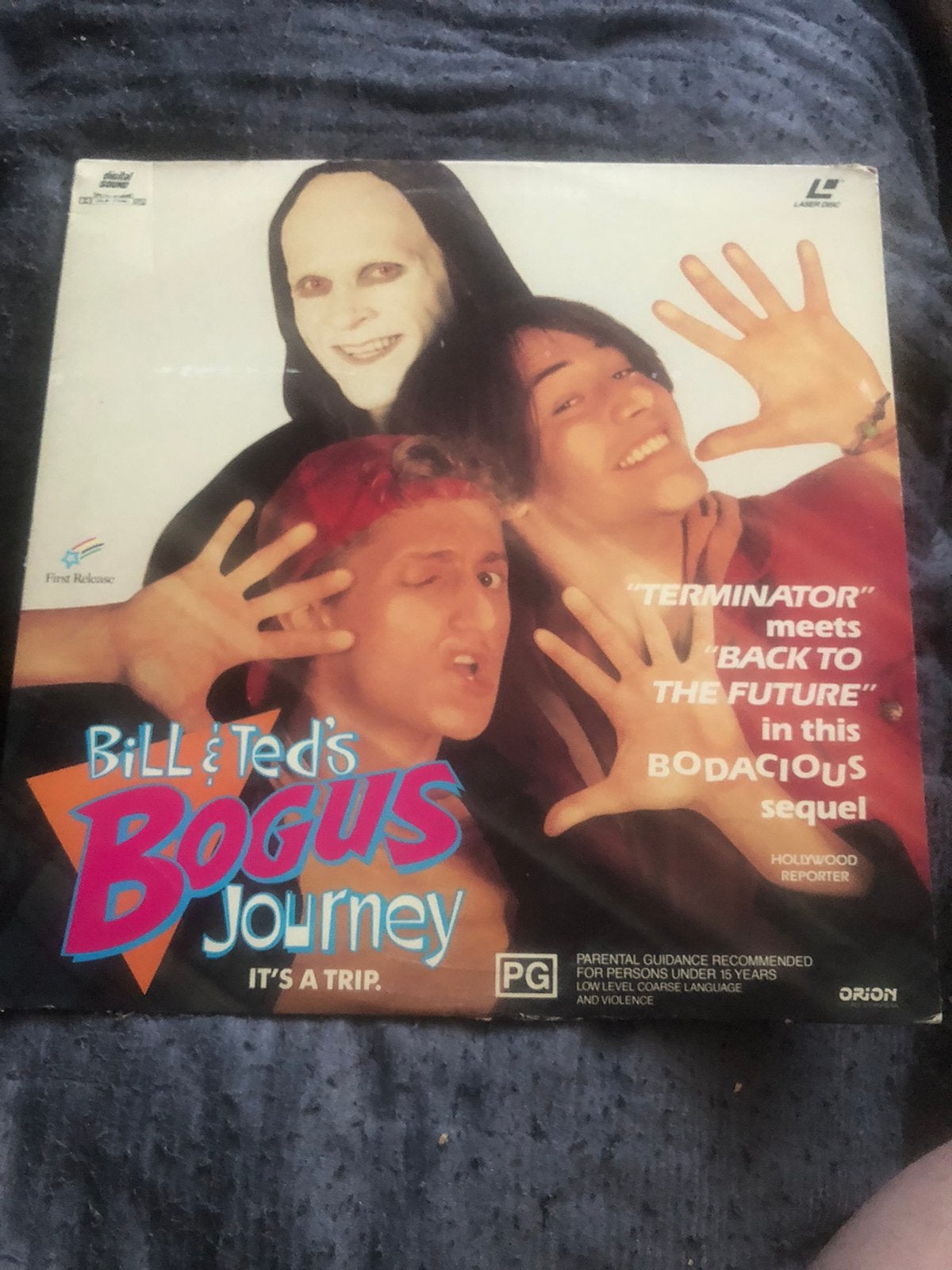 Bill e teds bogus journey laser disc, Cd's en Dvd's, Alle leeftijden, Ophalen of Verzenden, Zo goed als nieuw, Actiekomedie