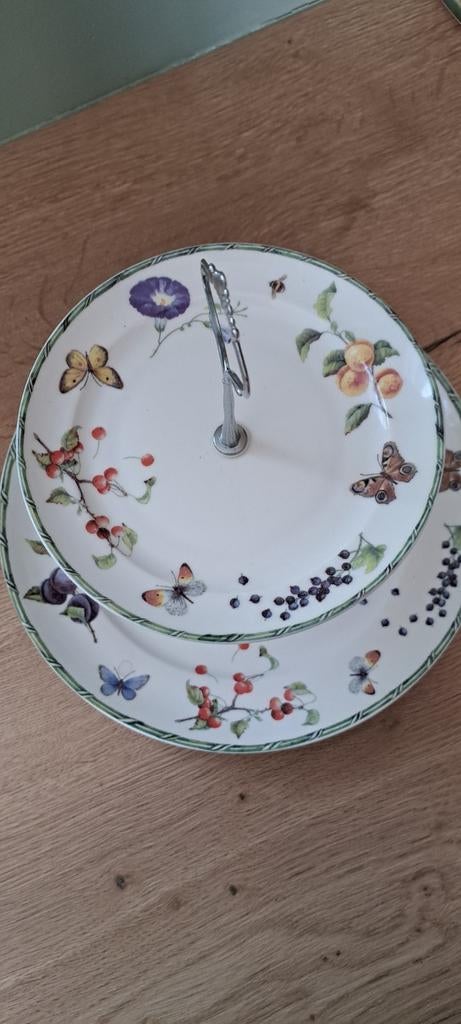 Etagere van Janneke Brinkman, serie fruit & Flowers, Huis en Inrichting, Woonaccessoires | Etagères, Ophalen, Zo goed als nieuw