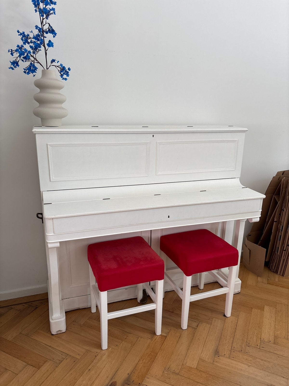Piano Bureau incl. Krukjes - Zwaar en Robuust, Ophalen, Overige typen, Gebruikt, Hout