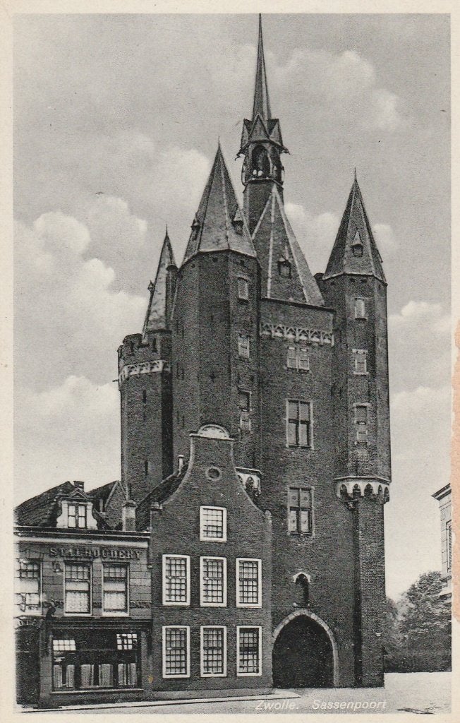 zwolle- sassenpoort, Ophalen of Verzenden, Voor 1920, Overijssel