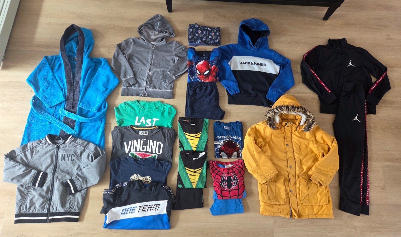 Jongenskleding pakket maten 122-140 - in gebruikte staat, Ophalen of Verzenden, Gebruikt, Overige maten