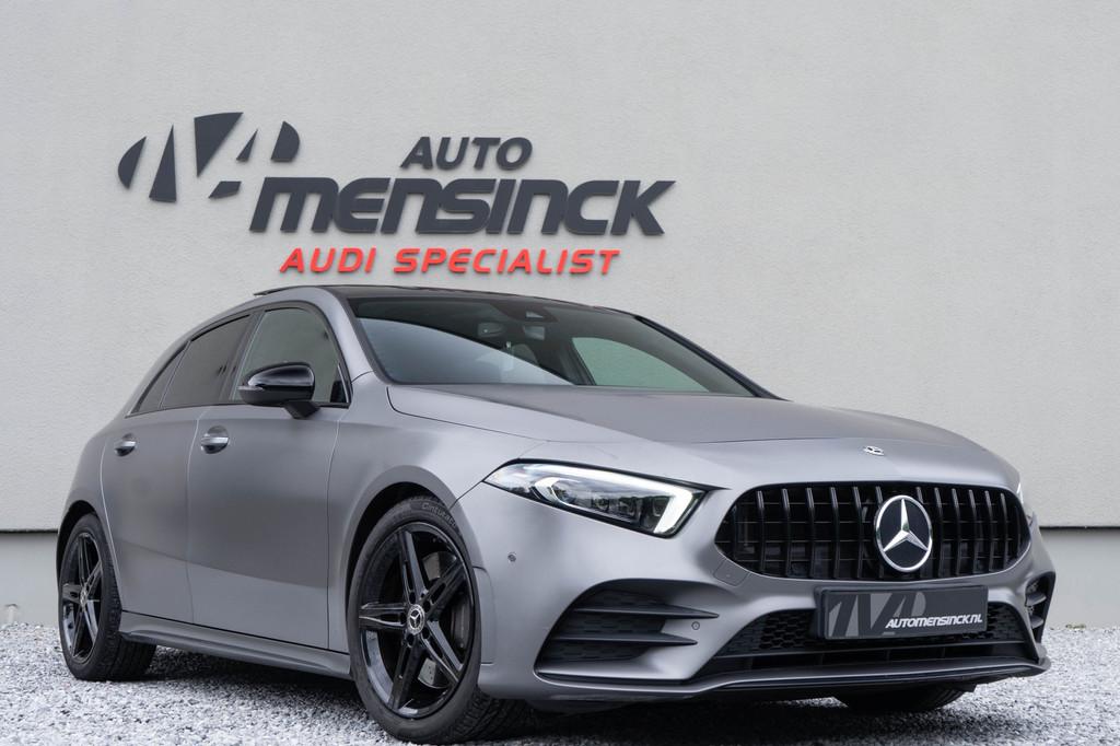 Mercedes-Benz A-Klasse 250 Premium Plus AMG-Line / Virtual C, Metallic lak, Gebruikt, 4 cilinders, Leder