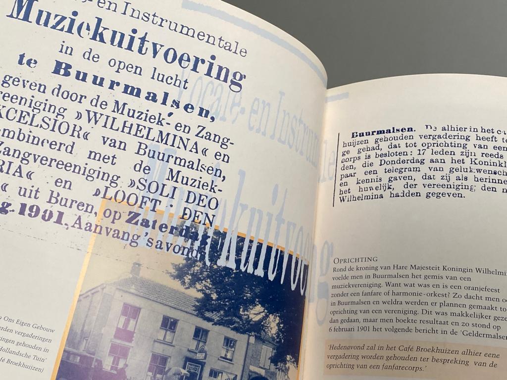 100 Jaar Fanfare Wilhelmina Buurmalsen, Ophalen of Verzenden, 20e eeuw of later, Zo goed als nieuw