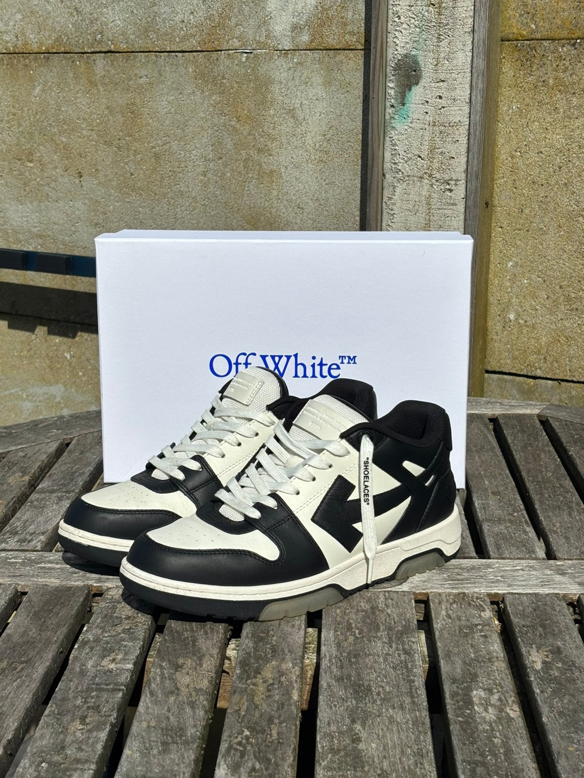 Off-White schoenen maat 43, Kleding | Heren, Schoenen, Ophalen of Verzenden, Zo goed als nieuw, Zwart