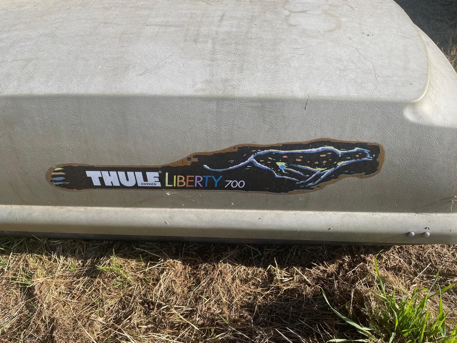 Thule Liberty 700 Dakkoffer met sleutels en dakdragers, Auto diversen, Dakkoffers, Ophalen