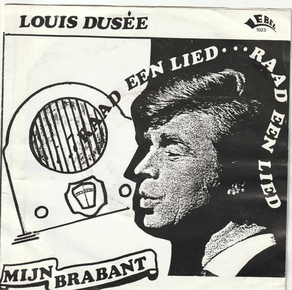Louis Dusée – tune radio programma Raad 'n Lied/Mijn Brabant, Ophalen, Gebruikt, 12 inch, Levenslied of Smartlap