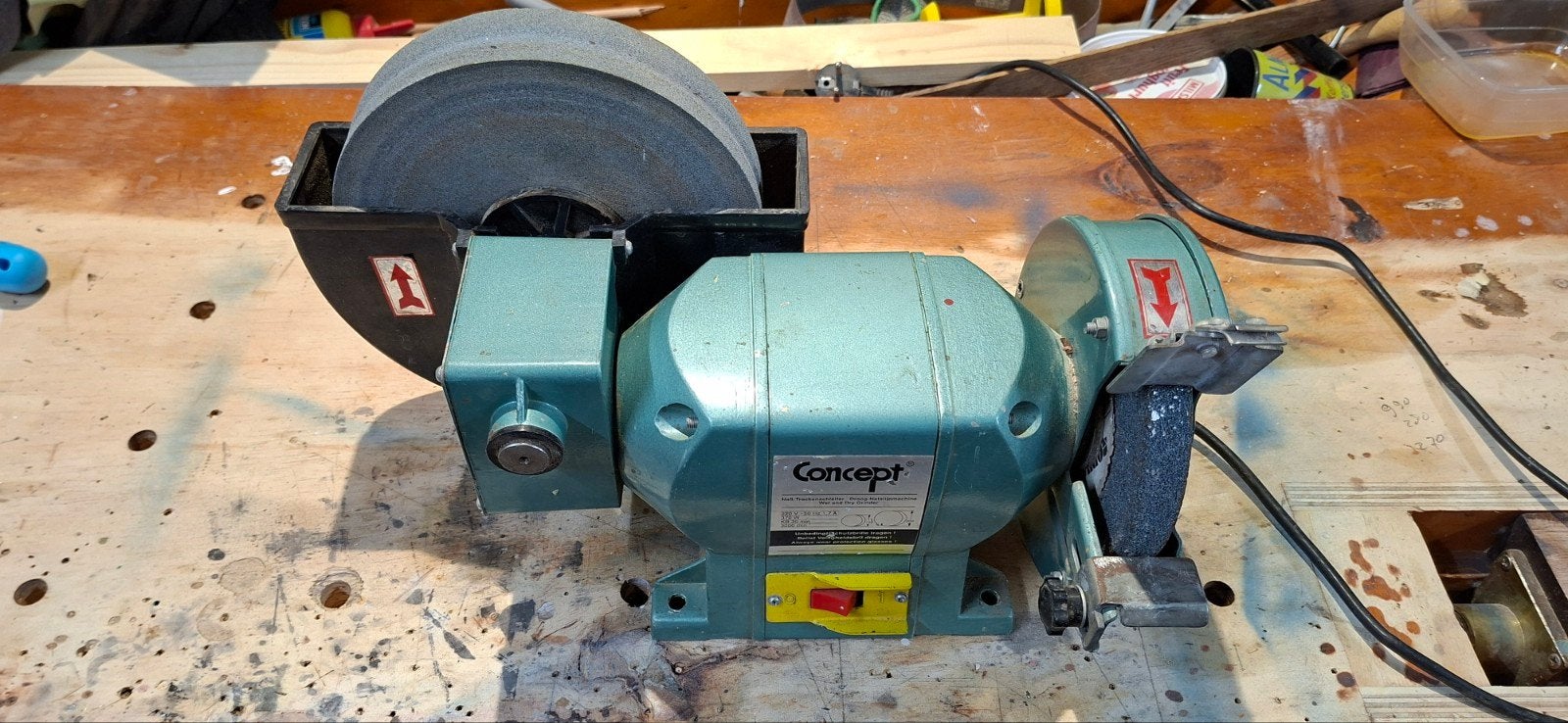 Concept Nat- en Droogslijpmachine 370W, Ophalen