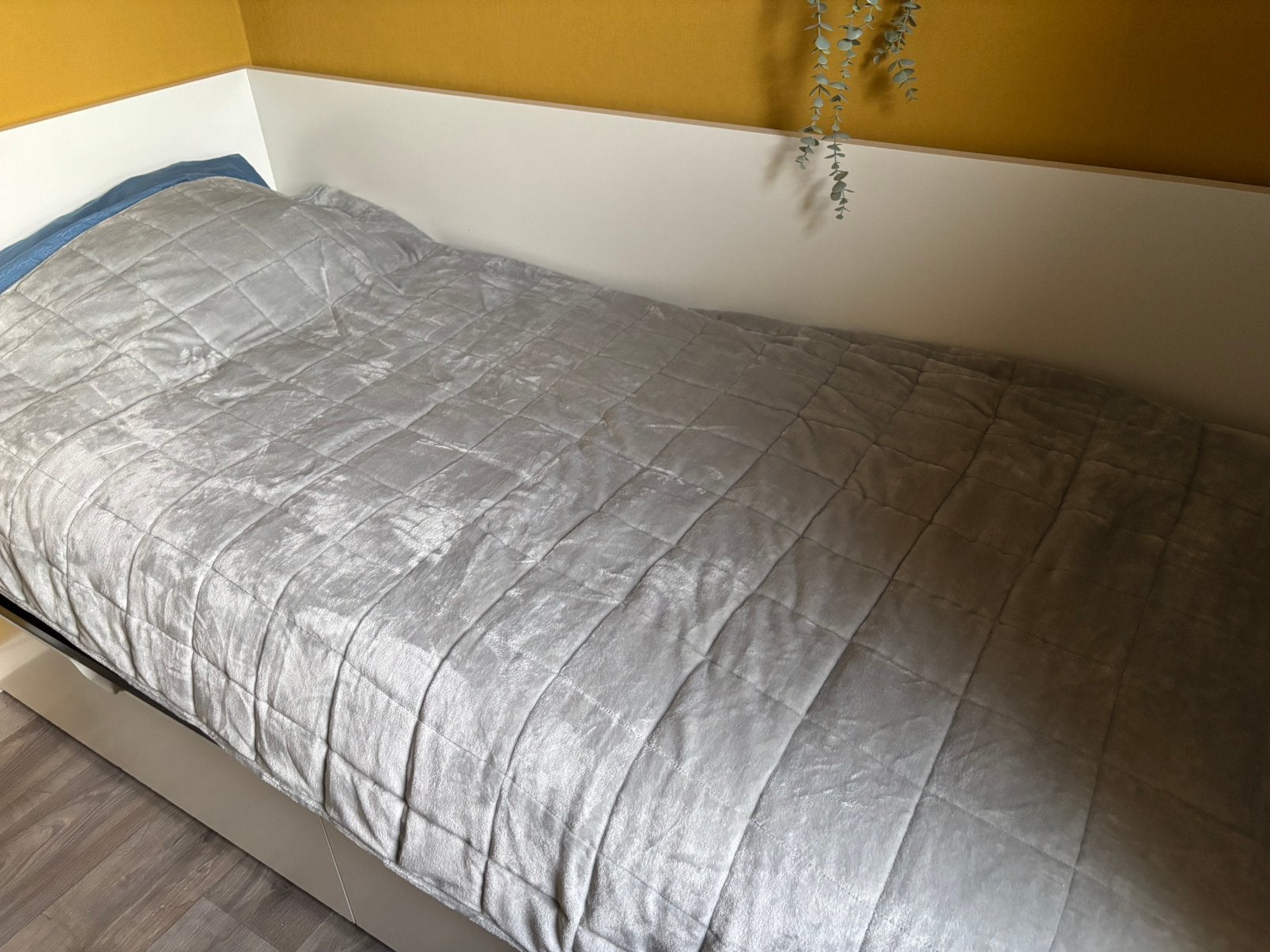 90x200 matras met bed / laden 100x208, Ophalen, Gebruikt, 90 cm, Eenpersoons