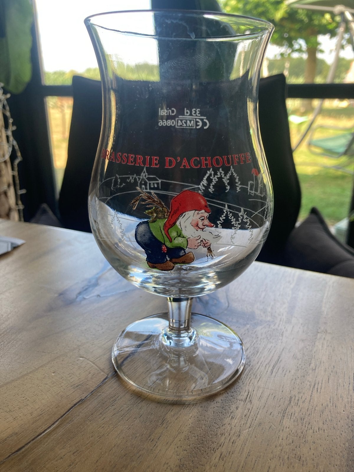 Nieuw La Chouffe Bierglas - 33 cl, Ophalen, Nieuw, Meerkleurig, Overige merken