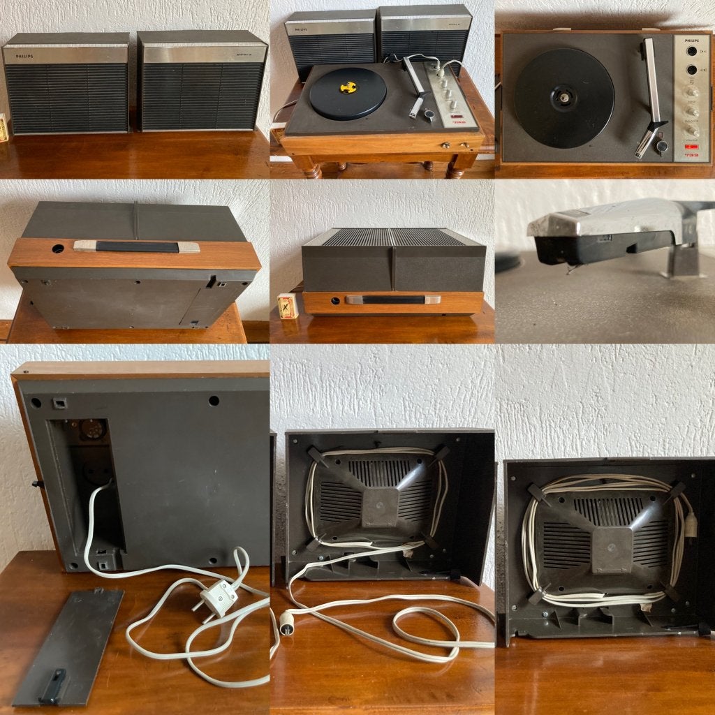 Vintage Philips pickup platenspeler koffergrammofoon retro, Audio, Tv en Foto, Ophalen of Verzenden, Gebruikt, Platenspeler, Philips