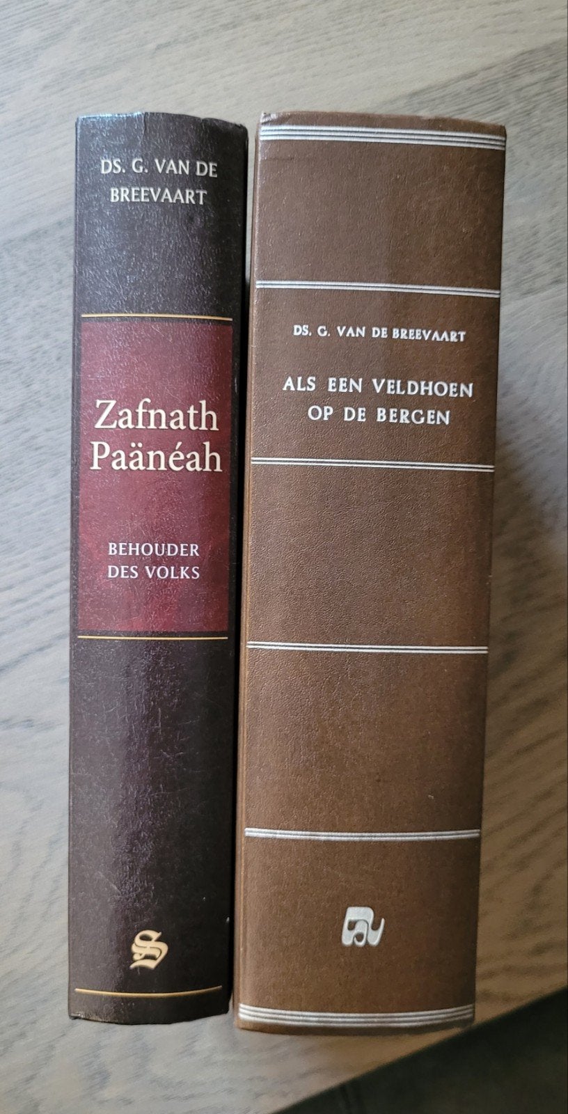 Ds. G. van de Breevaart - Zafnath Paänéah/ Als een veldhoen, Ophalen of Verzenden, Gelezen