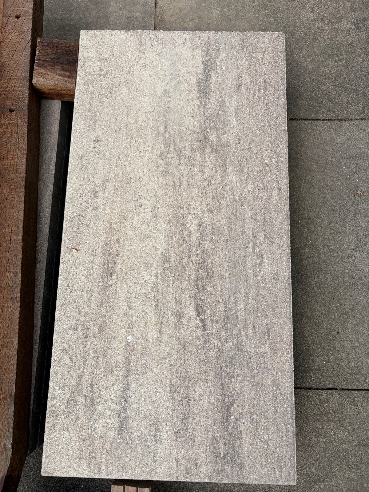 Soft Comfort Ivory staptegels 40x80x4 cm (5 stuks), Ophalen, Gebruikt, Minder dan 5 m², Beton