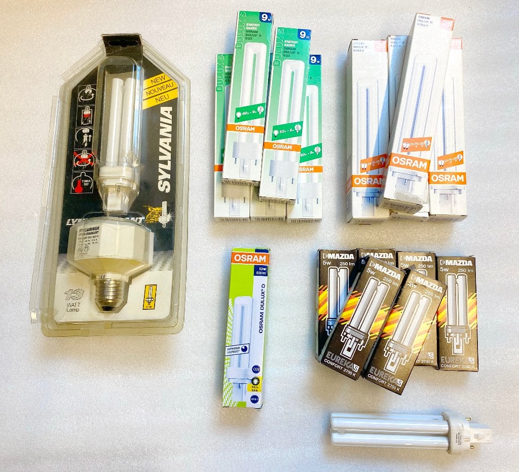 Assortiment 19 PL-lampen, Nieuw!, Ophalen of Verzenden, Nieuw, Overige fittingen, Led-lamp