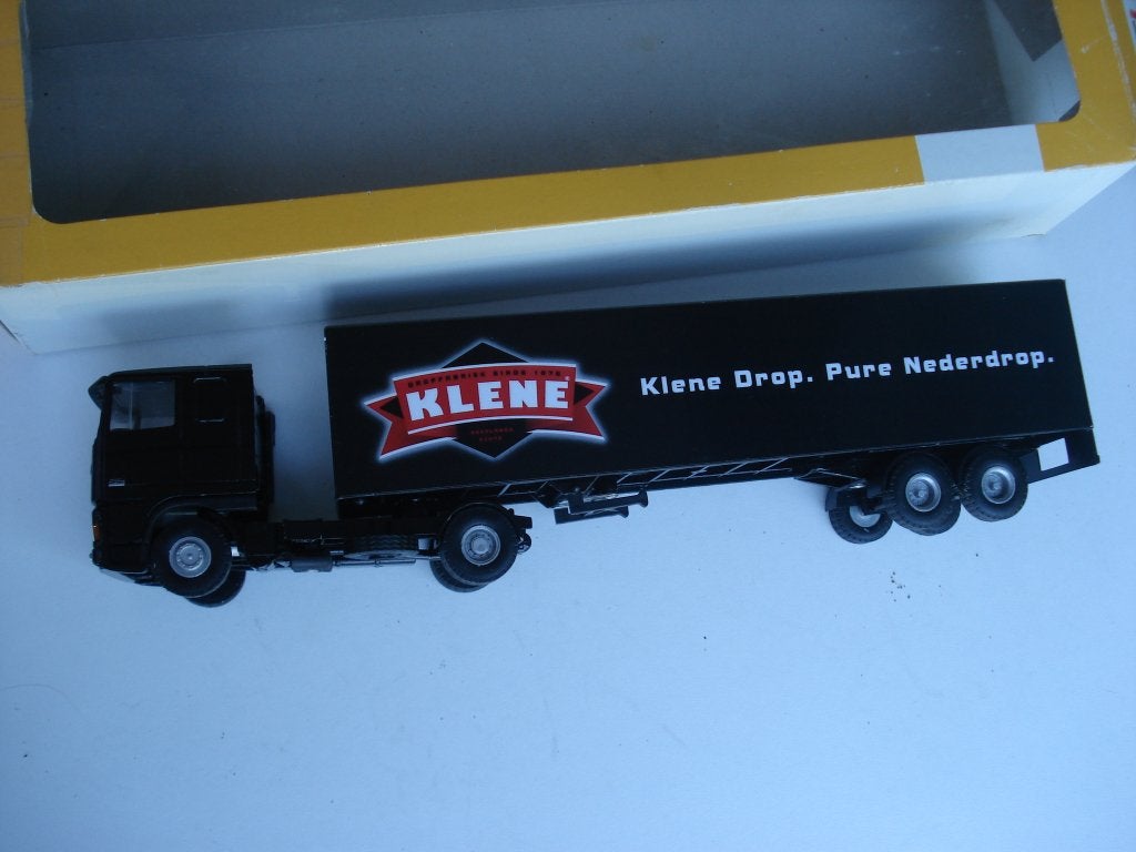 DAF trekker oplegger Klene drop (Lion Toys), Verzenden, Nieuw, Bus of Vrachtwagen, Lion Toys