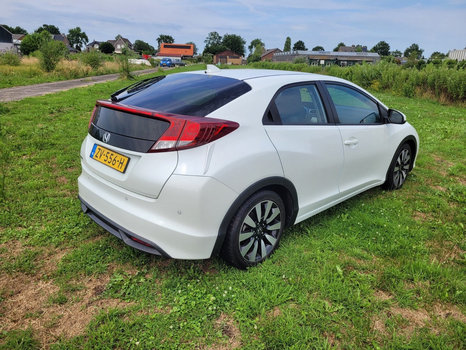 Honda Civic 1.4 I 5DR 2014 Wit, Auto's, Voorwielaandrijving, 4 cilinders, Wit, 1200 kg