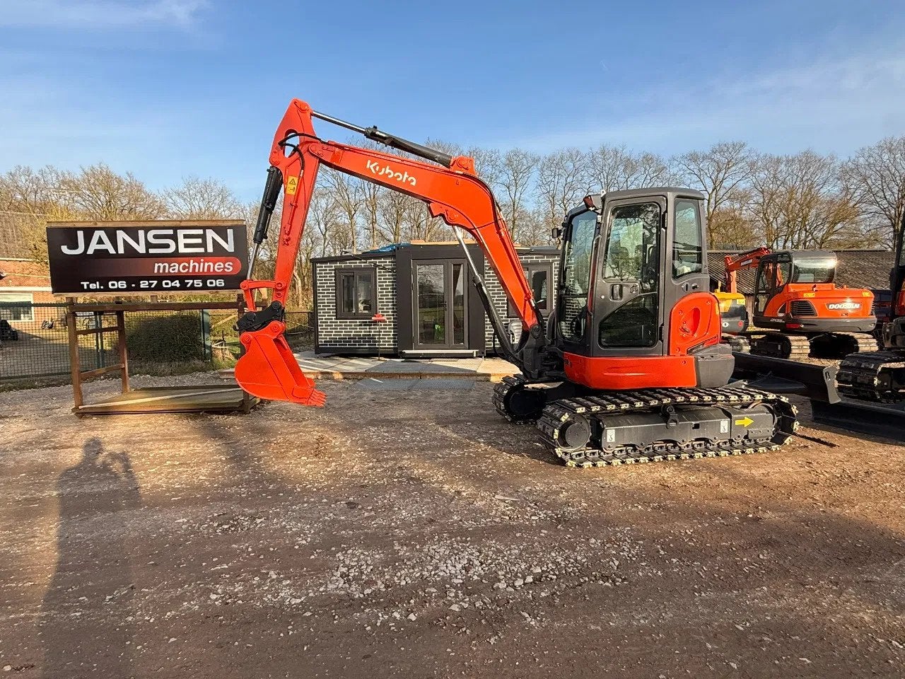 Kubota KX163 (bj 2015), Jansen Machines, Albert@jansen-machines.com, Topperweg 60
3774 LJ  Kootwijkerbroek, NL, Graafmachine