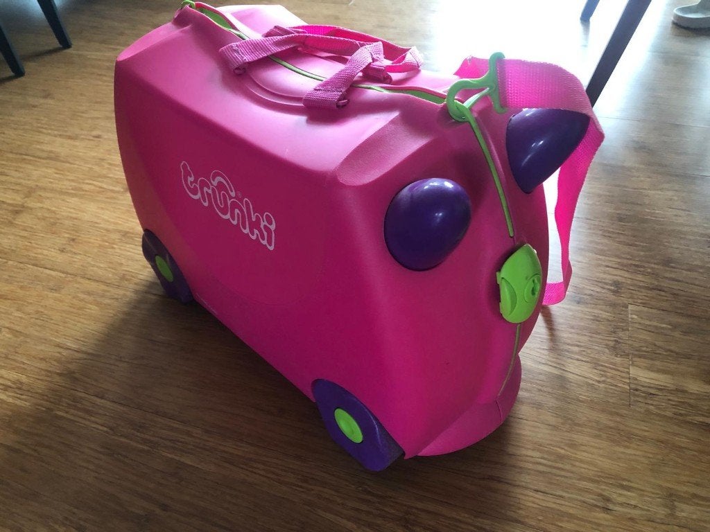 Trunki - kinderkoffer/handbagage, Hard kunststof, Minder dan 50 cm, Zo goed als nieuw, Minder dan 35 cm