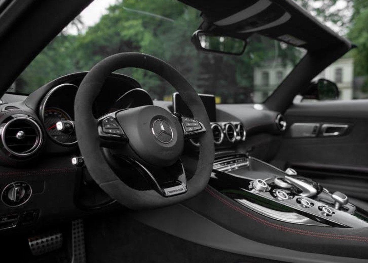 mercedes amg stuur embleem amg logo E-klasse C-klasse CLA45, Ophalen of Verzenden