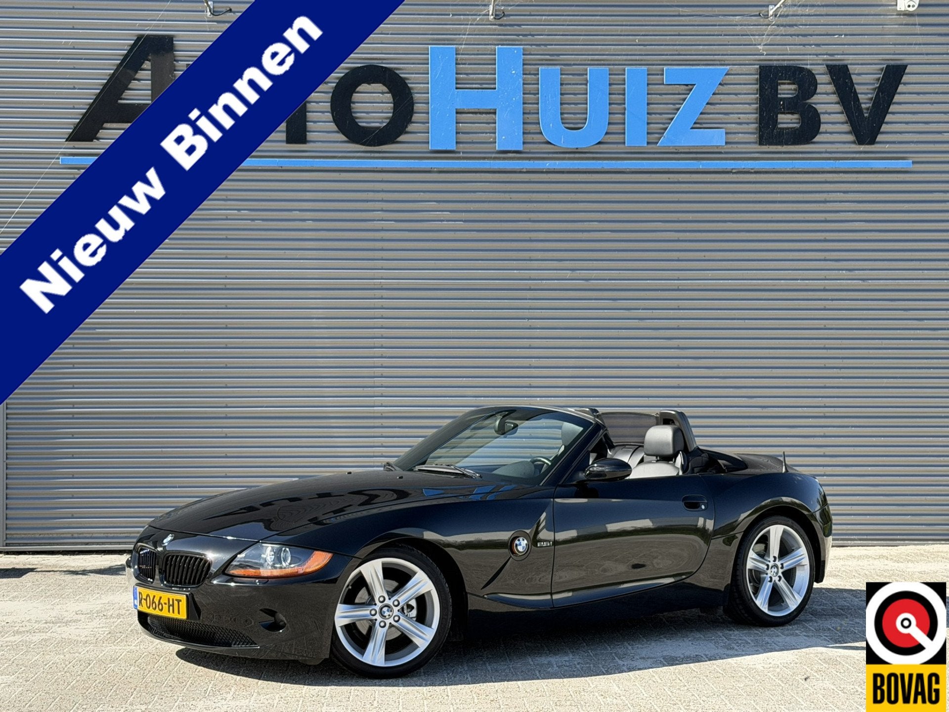 BMW Z4 Roadster 2.5i S Leder Elek. Dak Stoelverwarming Licht, Auto's, BMW, Achterwielaandrijving, Gebruikt, Zwart, Bedrijf