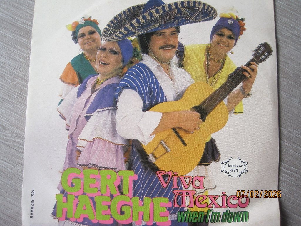 Gert Haeghe  -  Viva Mexico, Fotohoes, 7 inch, Ophalen of Verzenden, Zo goed als nieuw