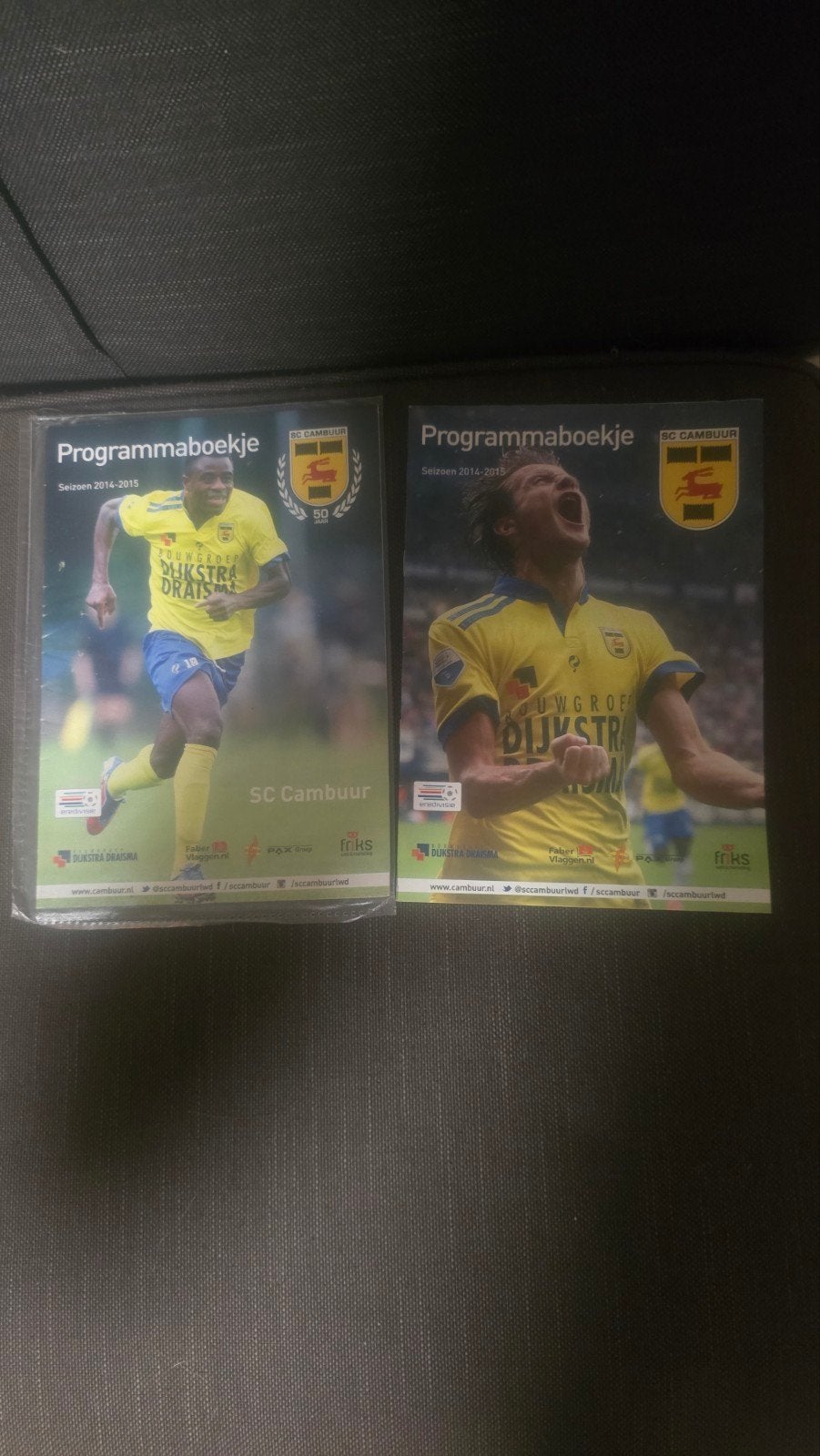 SC Cambuur Programmaboekjes Seizoen 2014-2015, Ophalen of Verzenden, Zo goed als nieuw