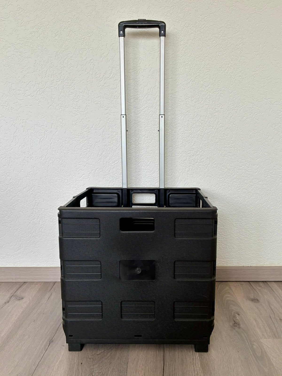 Opvouwbare boodschappenkar / opbergkrat met wielen, Opvouwbaar, Minder dan 50 cm, Ophalen of Verzenden, Zo goed als nieuw