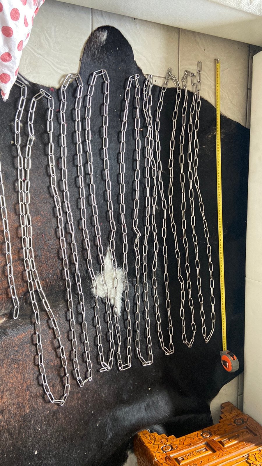 Afzetketting voetketting nieuw verzinkte ketting tuin hekje, Ophalen, Nieuw, IJzer, Tuinhek