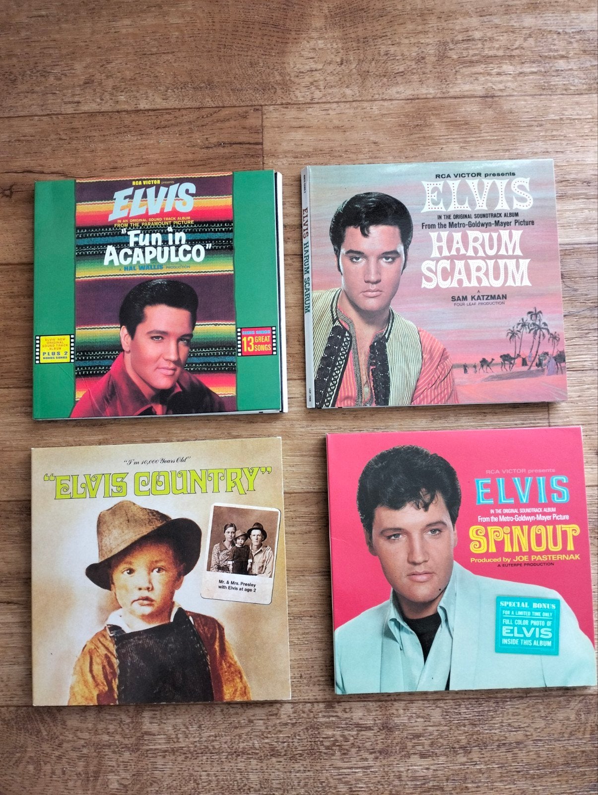 4 x Elvis Presley FTD cd's in 7" gatefold met boekje, Ophalen of Verzenden, Zo goed als nieuw, Overige formaten