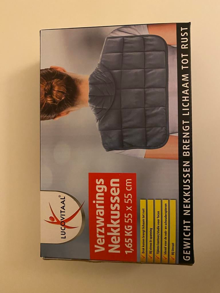 Lucovitaal Verzwarings Nekkussen - Nieuw in doos, Ophalen of Verzenden, Nieuw, Overige typen