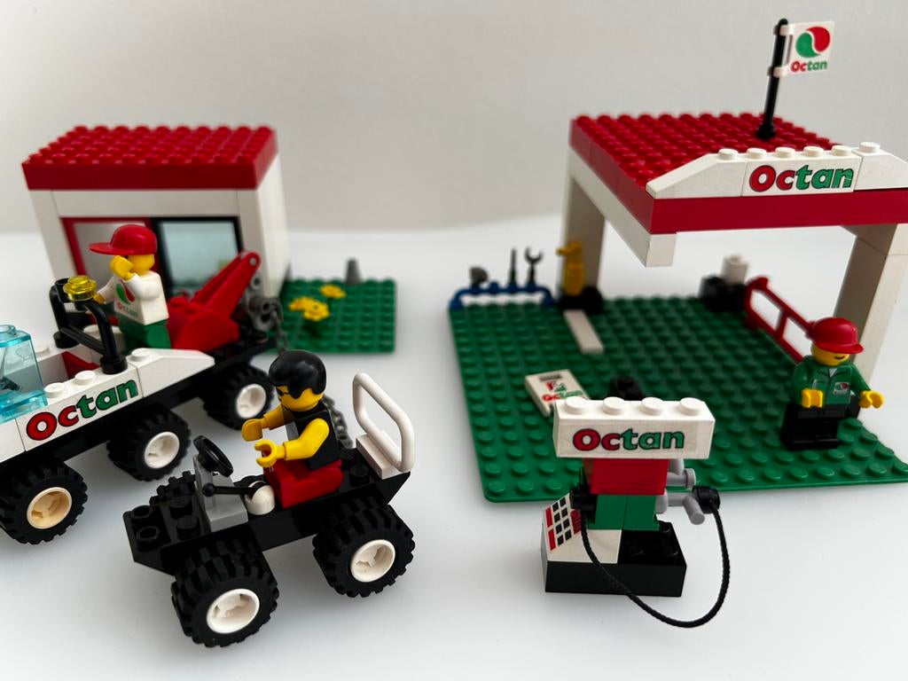 Lego 6548 Octan Gasstation NIET compleet, Ophalen of Verzenden, Gebruikt, Lego