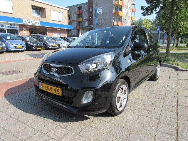 KIA Picanto 1.2 CVVT 85 PK ISG A/C, Auto's, Euro 5, Stof, Gebruikt, 400 kg