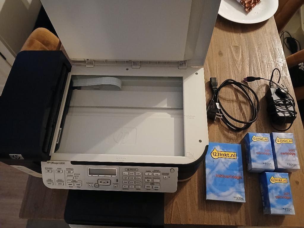 Hp officejet 6500, Gebruikt, Printer, Inkjetprinter, Kopieren