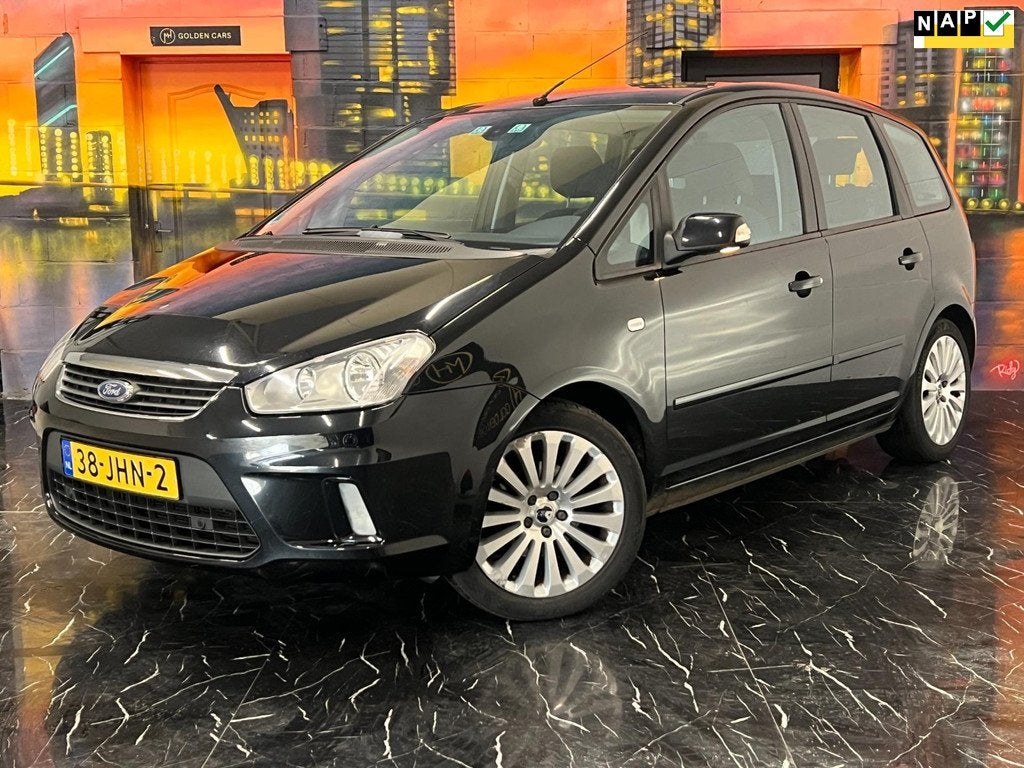 Ford C-Max 1.6-16V Titanium Parkeersensoren|Trekhaak|Navi, Voorwielaandrijving, 101 pk, Gebruikt, 4 cilinders