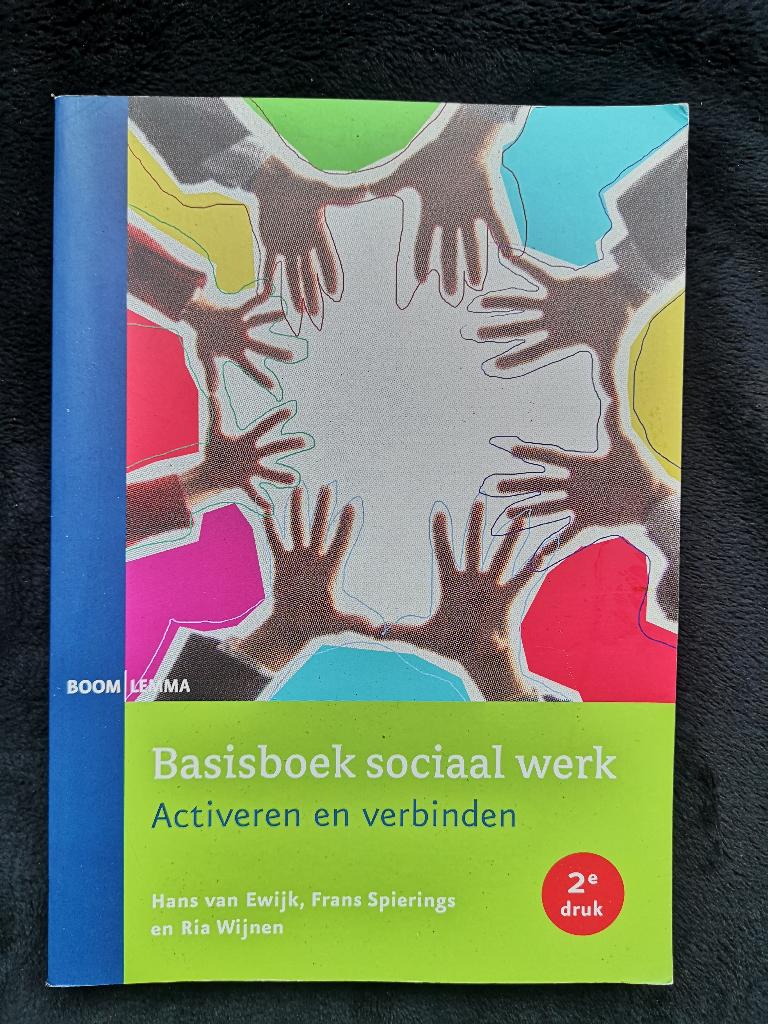 Hans van Ewijk, Basisboek sociaal werk, Boeken, Studieboeken en Cursussen, Ophalen of Verzenden, Alpha, Zo goed als nieuw, HBO