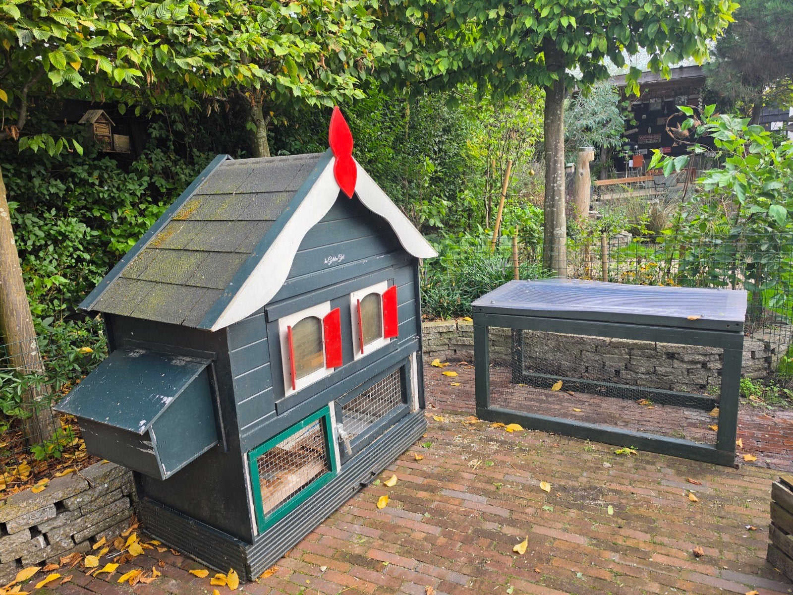 Konijnenhok met ren te koop., Ophalen, 60 tot 90 cm, Konijn, Hok