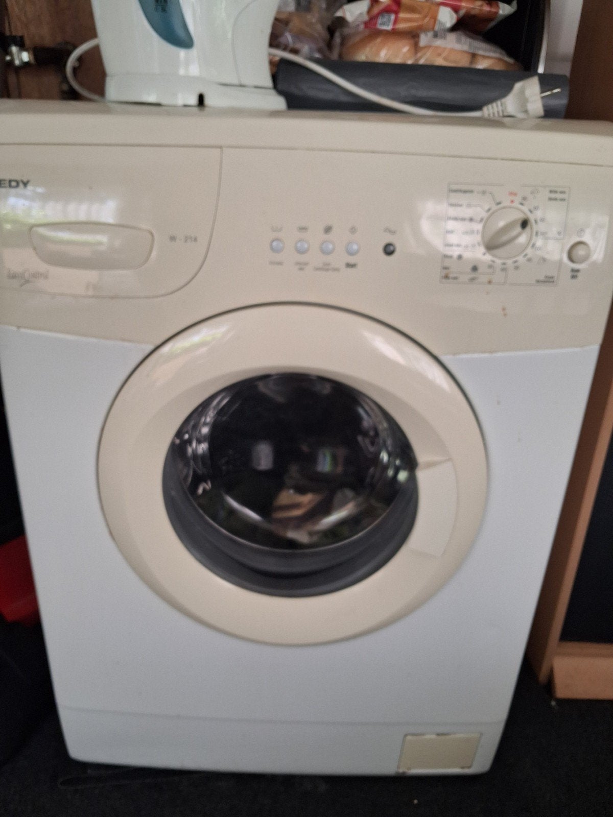 EDY Wasmachine W-216 - Gebruikt gratis, Ophalen, Gebruikt, Voorlader, 85 tot 90 cm
